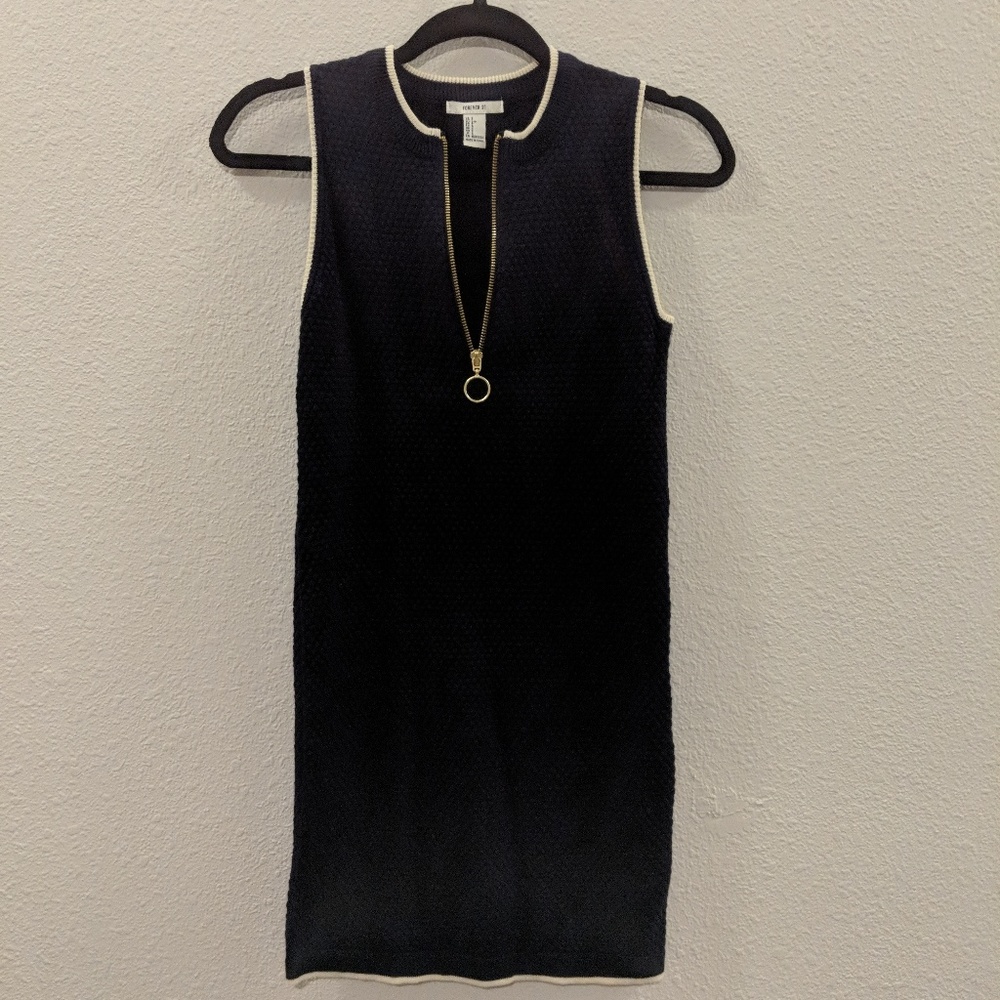 NWOT Zip up sweater dress